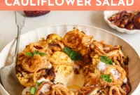 Moroccan Spiced Cauliflower Hummus Bowl with Coconut Yogurt Drizzle