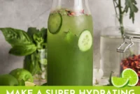 Summer’s Coolest Sip Cucumber Rose Refresher