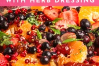 Vibrant Summer Fruit Salad with Zesty Herb Dressing