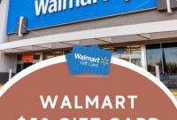 Win a 50 Dollar Walmart Gift Card