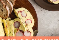 Crafting Exquisite Radish and Garlic Chive Butter Terrine