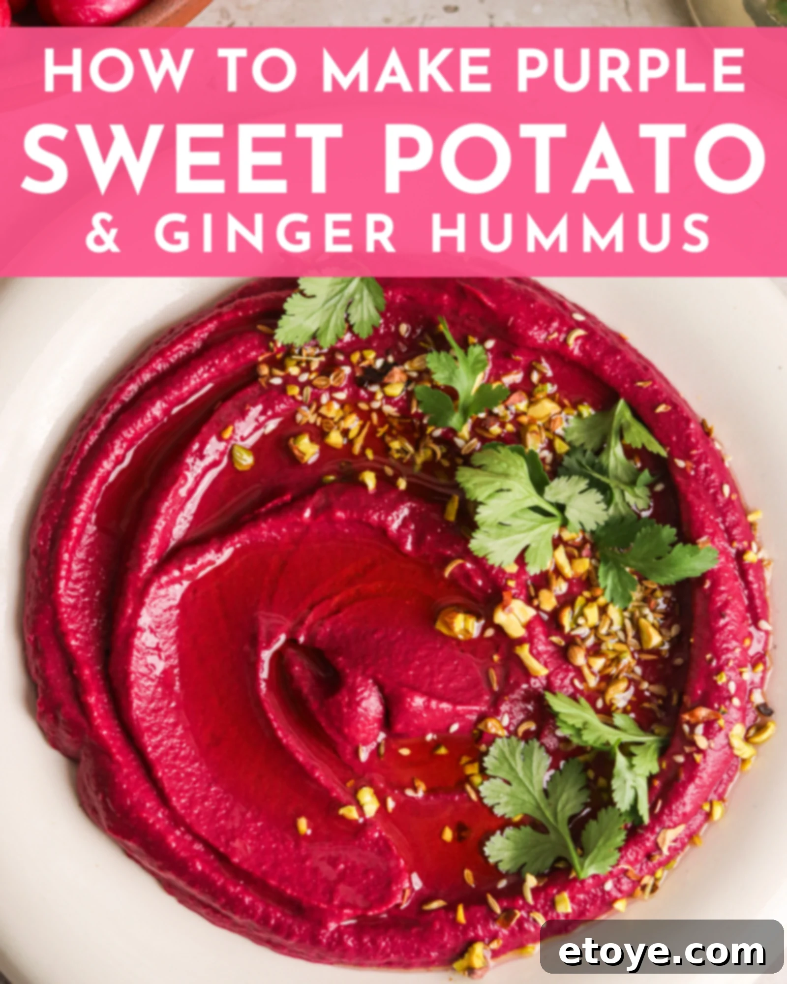 Crafting Purple Sweet Potato and Ginger Hummus 1 featured 252917