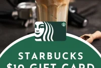Win a $10 Starbucks Gift Card Instantly