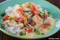 Island Coconut Shrimp Curry with Fragrant Rice