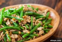 Stir-Fried Green Beans and Chinese Preserved Radish