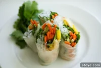 Vietnamese Summer Rolls with Creamy Cashew Dip