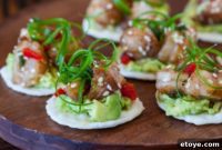 Wasabi Shrimp Avocado Rice Crisps