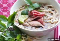 Homemade Vietnamese Pho Beef Noodle Soup