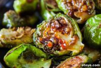 Sweet and Spicy Roasted Brussels Sprouts