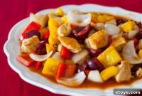 Cherry-Glazed Sweet and Sour Chicken