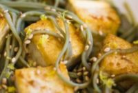 Vibrant Tofu Soba with Lemon Ginger Zing