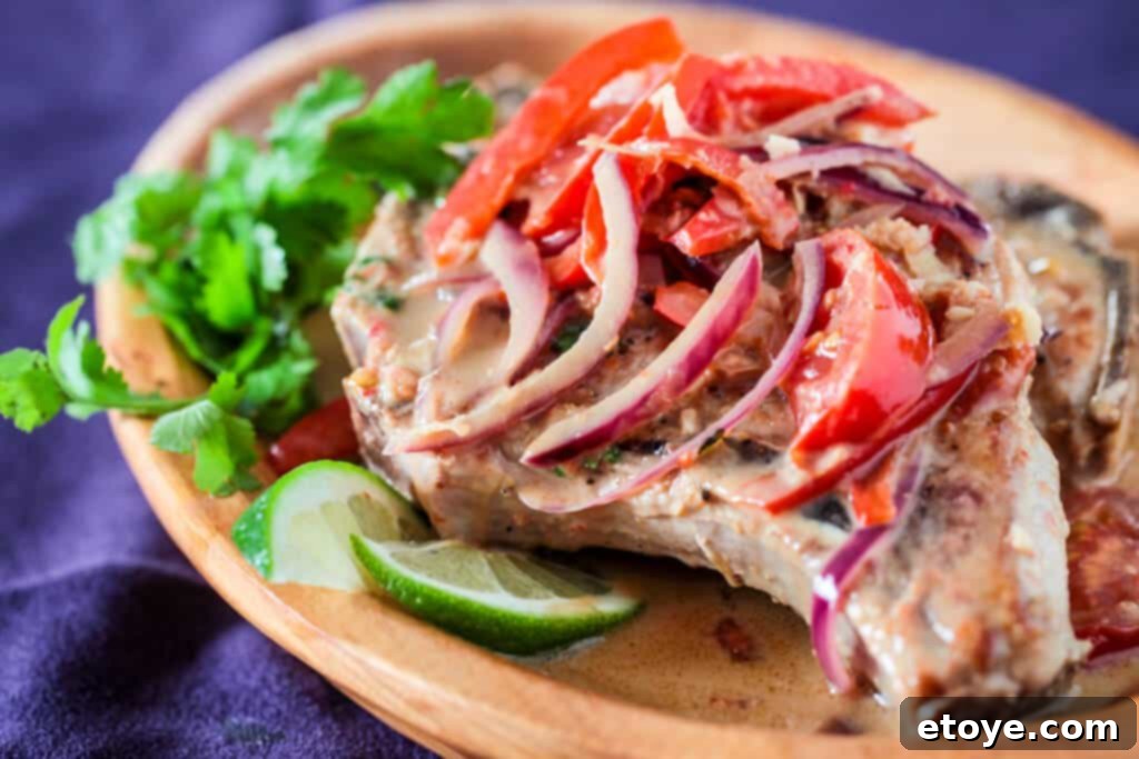 Fragrant Thai Pork Chops with Ginger Coconut Sauce 1 featured 32921
