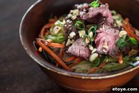 Refreshing Asian Steak and Rice Noodle Salad