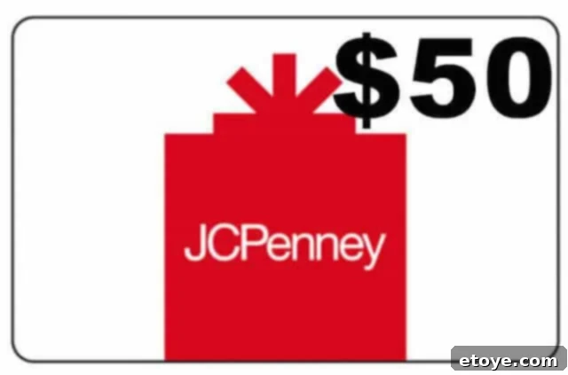 Win a Fifty Dollar JCPenney Gift Card 1 featured 39356
