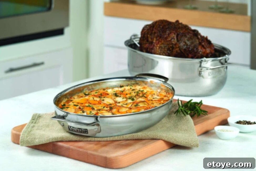 Viking 3 in 1 Stainless Steel Oval Roaster 1 featured 41732
