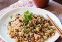Speedy Pressure Cooker Lap Cheong & Brown Rice