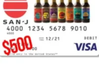 Score a $500 Visa Card Plus San-J Treats