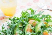 Grapefruit, Avocado and Baby Arugula Salad