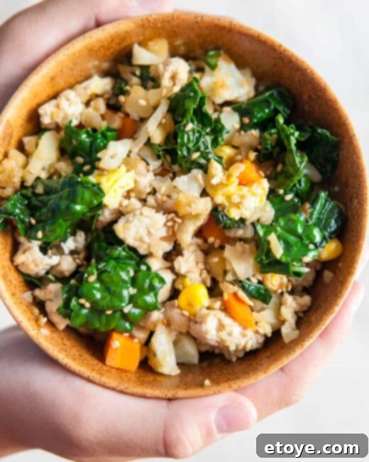 Cauliflower Fried Rice with Kale and Chicken 1 featured 44655