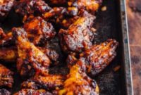 Finger Licking Oven BBQ Chicken Wings