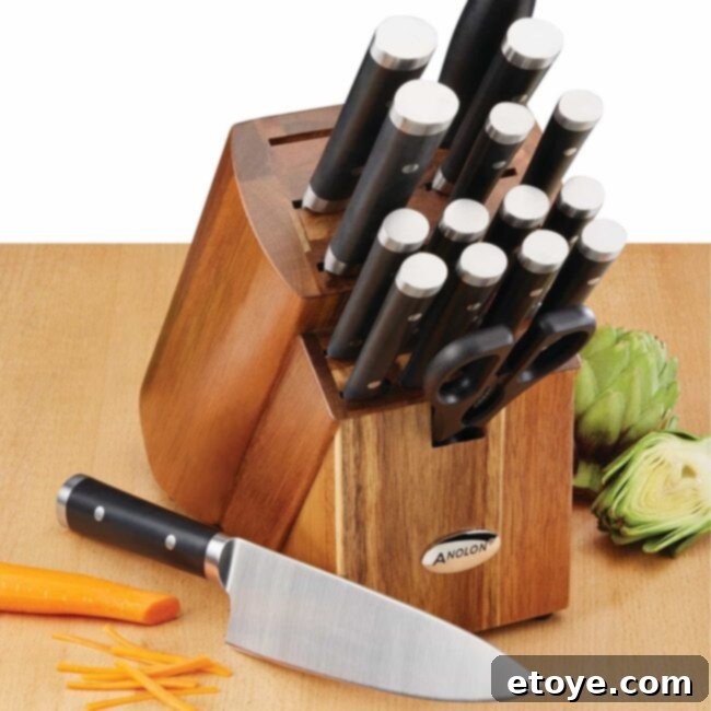 Anolon 17-Piece Japanese Knife Set Review Plus a Chance to Win 1 featured 46145