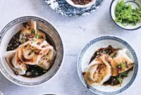 Sizzling Sichuan Shrimp Wontons