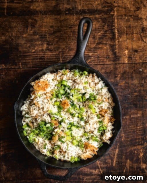 Bobby Flay's Signature Crispy Coconut Scallion Rice 1 featured 48239