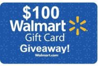 Score a $100 Walmart Shopping Spree