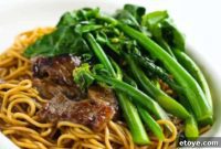 Sizzling Beef and Chinese Broccoli Noodles