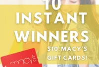 Macys Instant Win