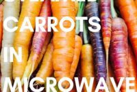 Quick Microwaved Steamed Carrots