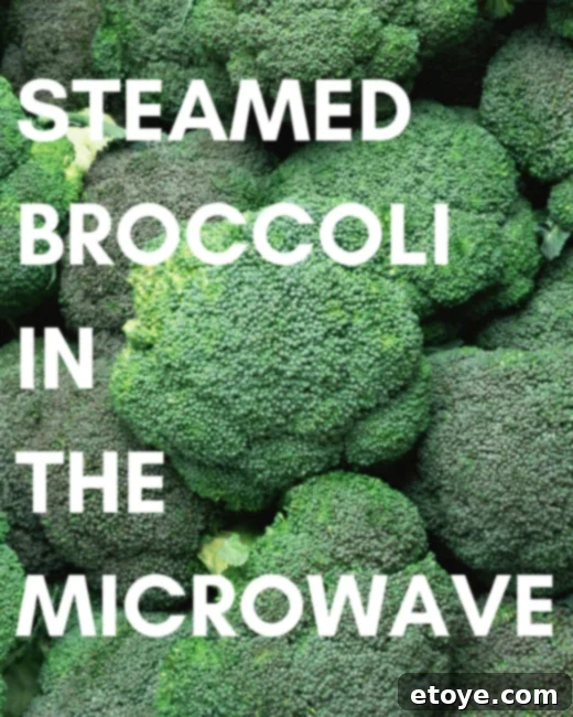 Easy Microwave Steamed Broccoli 1 featured 52883