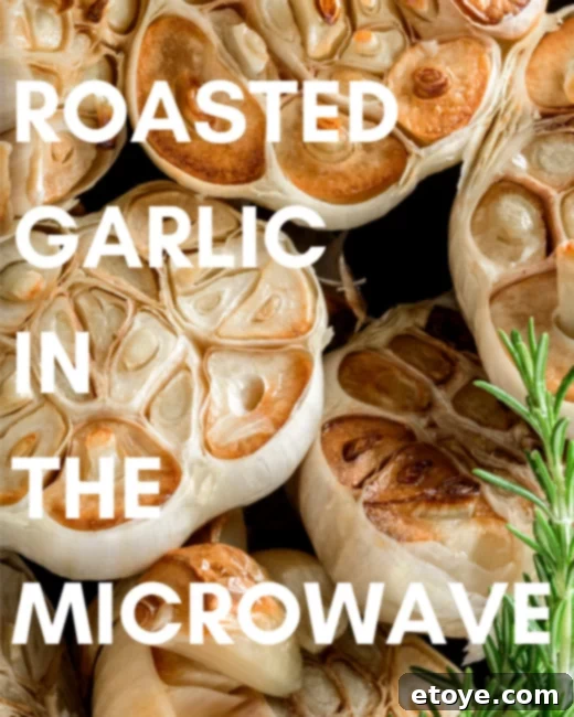 Quick Microwave Roasted Garlic 1 featured 52907
