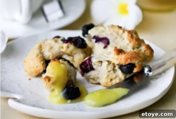 Ultimate Lemon Blueberry Scones 1 featured 5407