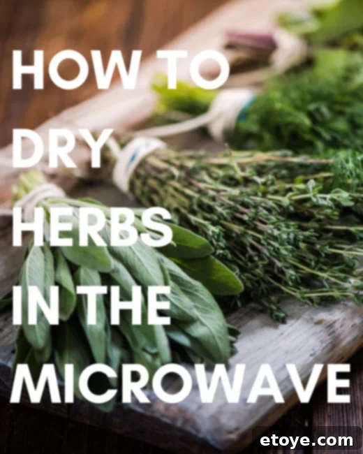 Quick Microwave Herb Drying 1 featured 54363
