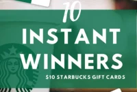 Starbucks Instant Rewards