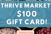 Score a 100 Thrive Market Gift Card