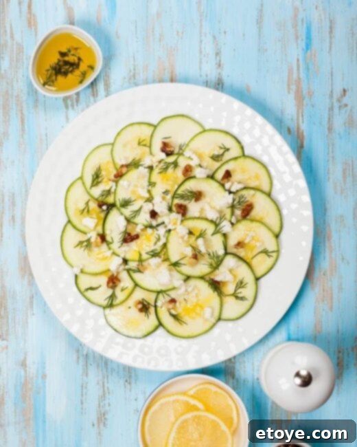 Elegant Zucchini Carpaccio 1 featured 55555