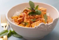 Vibrant Leftover Turkey Thai Curry Buddha Bowl