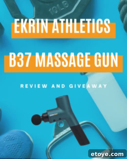 Ekrin B37 Massage Gun Review Plus Giveaway 1 featured 61645