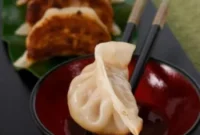 Crispy Pan-Fried Pork and Shrimp Potstickers