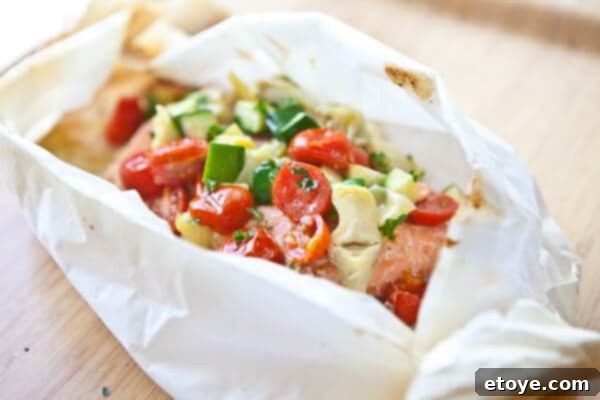 Fish Baked in Parchment Paper 1 featured 7458