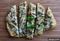 15 Minute Japanese Mushroom Flatbread