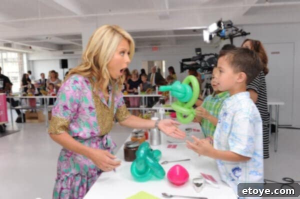 Andrew talking to Kelly Ripa