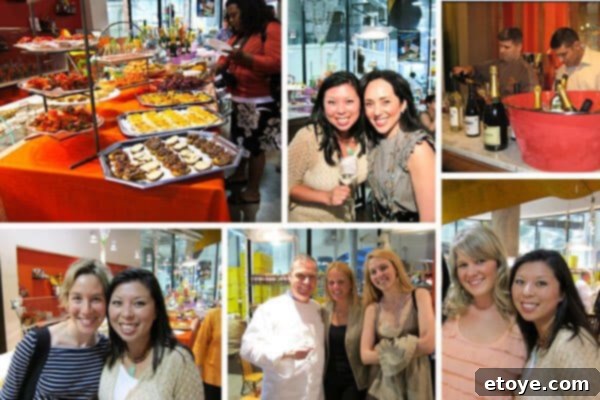 More food bloggers gathered at a chocolate party in NYC