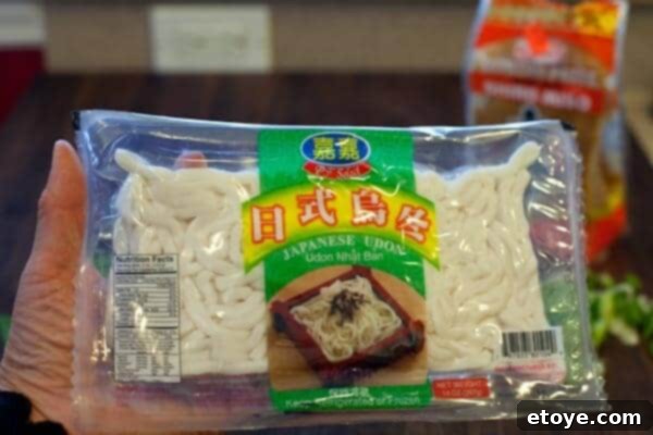 Fresh Udon Noodles for Miso Soup Fresh Udon Noodles for Udon Noodle Soup