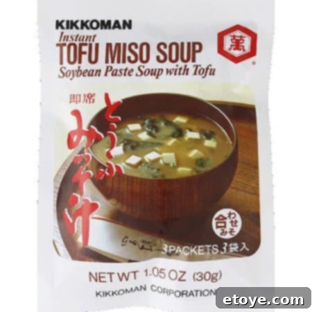 packet of miso soup