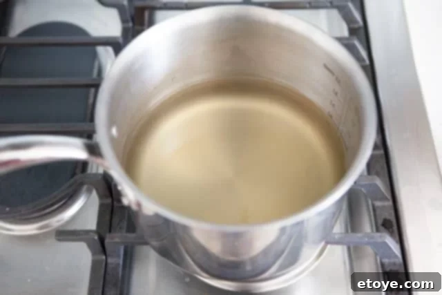 pot of broth for miso soup recipes