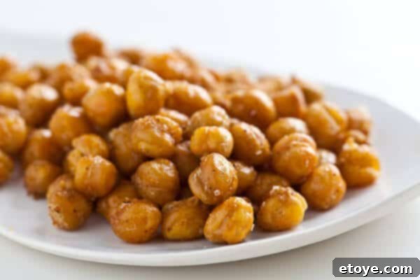 Crispy Roasted Chickpeas Recipe Crispy Roasted Chickpeas Recipe - The Ultimate Healthy Snack