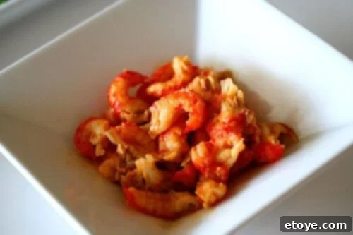 Prepared Shrimp for Sushi Handrolls Delicious Shrimp for Sushi